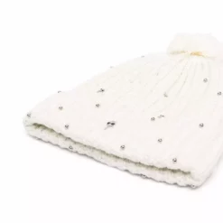 Karl Lagerfeld K/Ikonik 3D multi-pin beanie