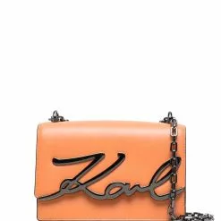 Karl Lagerfeld logo-plaque satchel bag