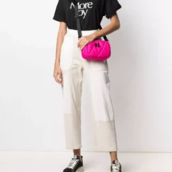 Karl Lagerfeld quilted camera bag