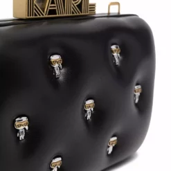 Karl Lagerfeld K/Ikonik pin-detail clutch