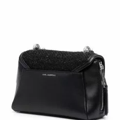 Karl Lagerfeld K/Studio logo-pin shoulder bag