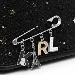 Karl Lagerfeld K/Studio logo-pin shoulder bag