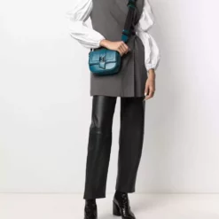 Karl Lagerfeld small K/Saddle leather bag