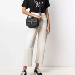 Karl Lagerfeld K/Saddle monogram satchel bag