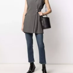 Karl Lagerfeld K/Letters leather bucket bag