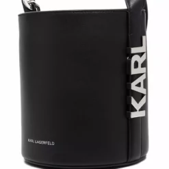 Karl Lagerfeld K/Letters leather bucket bag