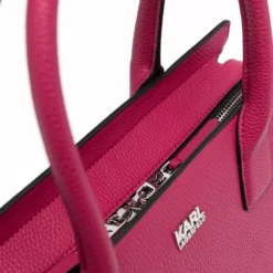 Karl Lagerfeld Stone logo-plaque tote bag