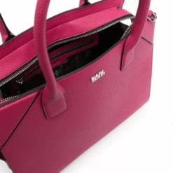 Karl Lagerfeld Stone logo-plaque tote bag