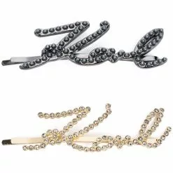 Karl Lagerfeld K/Signature hair slides