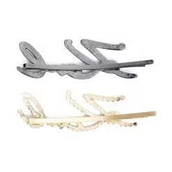 Karl Lagerfeld K/Signature hair slides