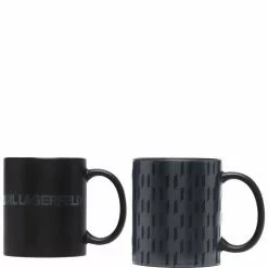 Karl Lagerfeld K/Monogram logo-print mugs (set of 2)