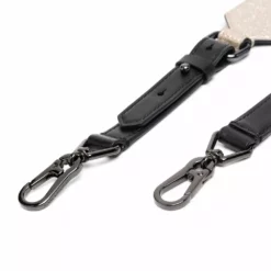 Karl Lagerfeld embroidered logo leather strap