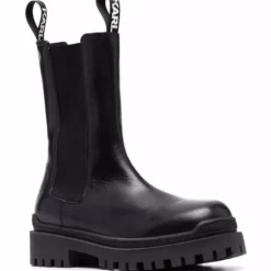 Karl Lagerfeld Biker Long Gore leather boots
