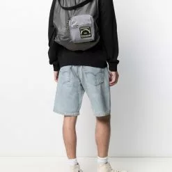Karl Lagerfeld logo-pocket drawstring backpack