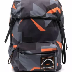 Karl Lagerfeld Kamo print backpack