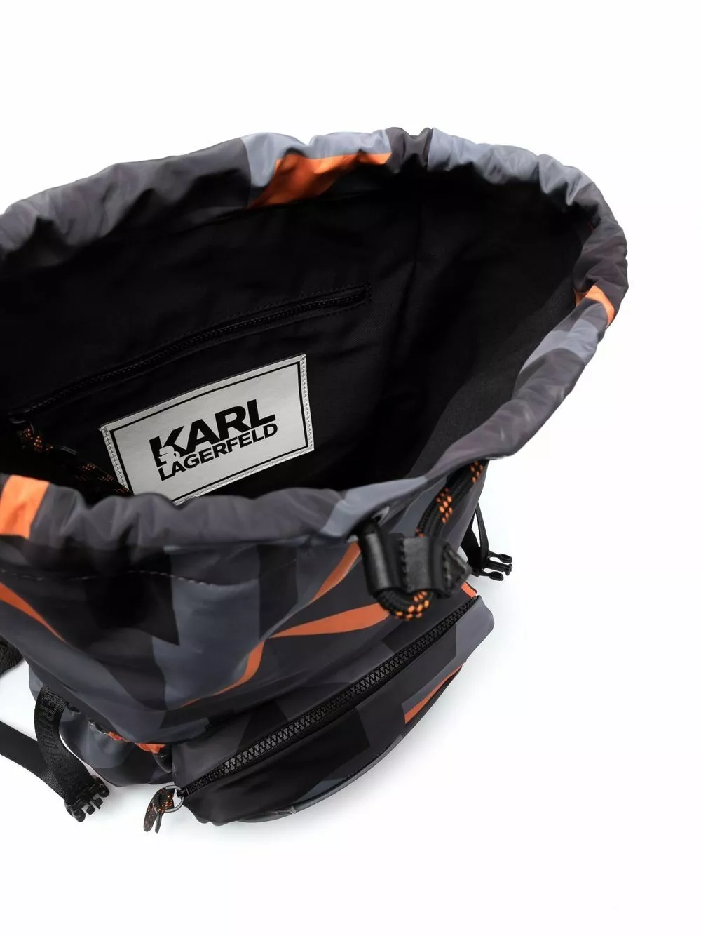 Karl Lagerfeld Kamo print backpack