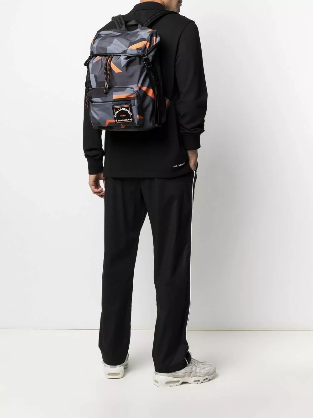 Karl Lagerfeld Kamo print backpack