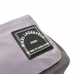 Karl Lagerfeld logo-patch crossbody bag