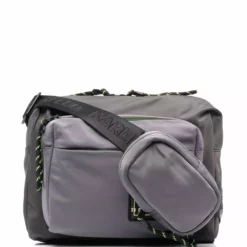 Karl Lagerfeld logo-patch crossbody bag