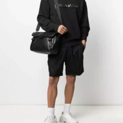 Karl Lagerfeld K/Karl leather messenger bag