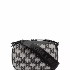 Karl Lagerfeld K/Monogram jacquard camera bag