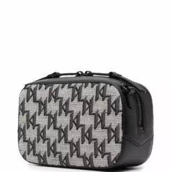 Karl Lagerfeld K/Monogram jacquard camera bag