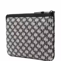 Karl Lagerfeld K/Monogram jacquard clutch