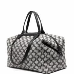Karl Lagerfeld K/monogram jacquard weekender