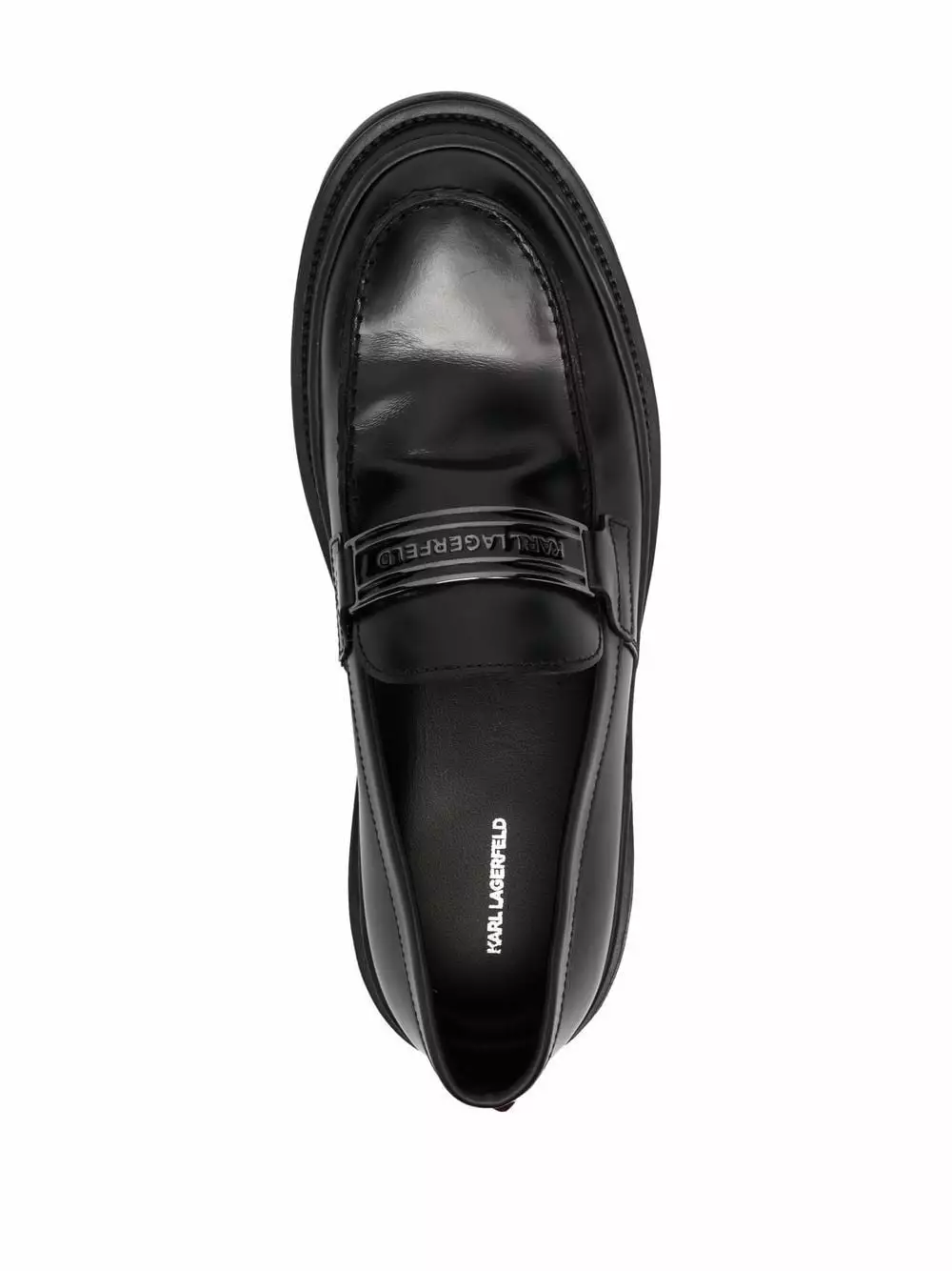 Karl Lagerfeld Outland logo-embossed loafers