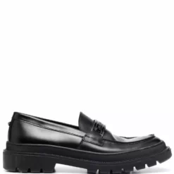 Karl Lagerfeld Outland logo-embossed loafers
