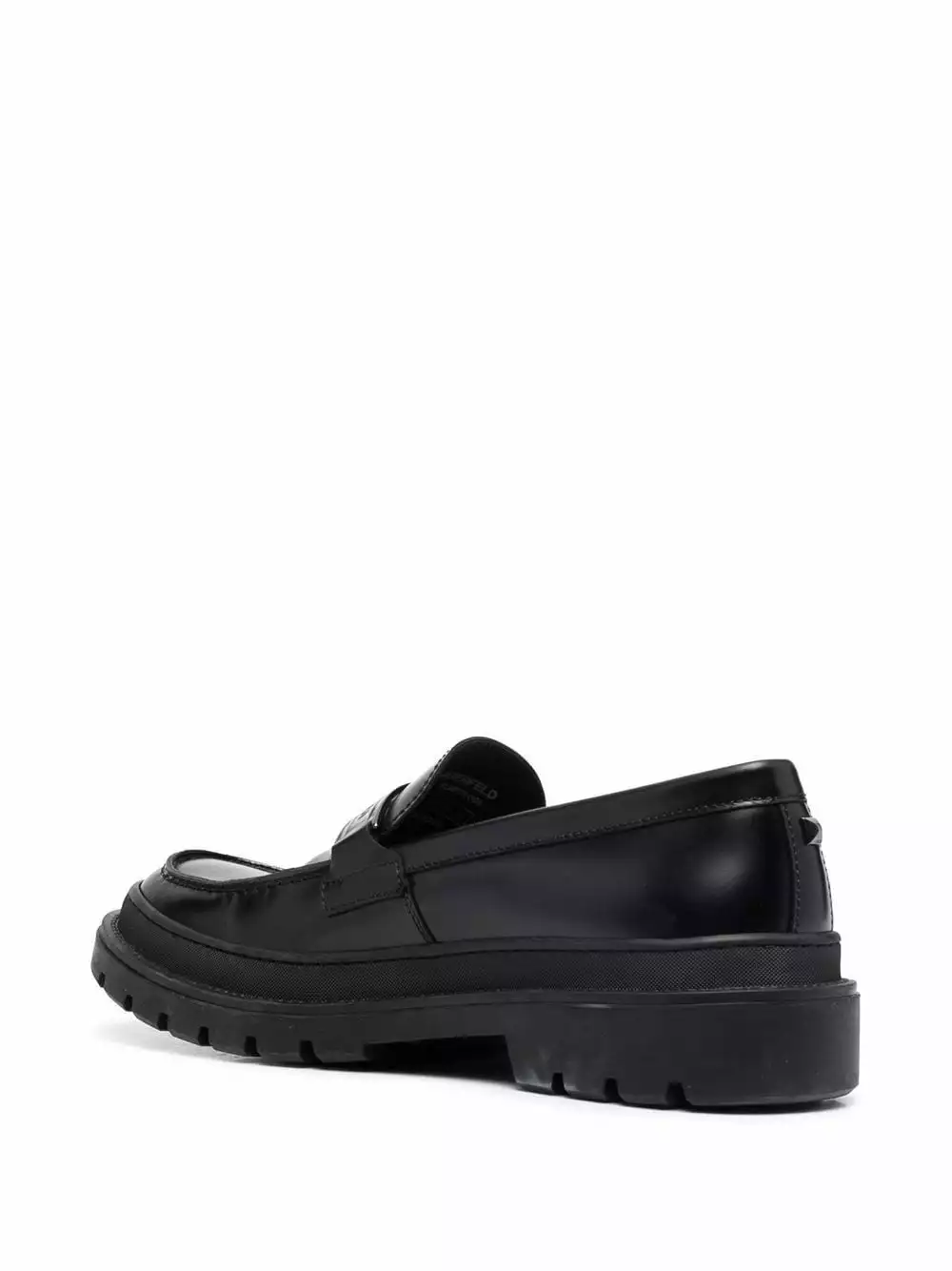 Karl Lagerfeld Outland logo-embossed loafers