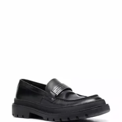 Karl Lagerfeld Outland logo-embossed loafers