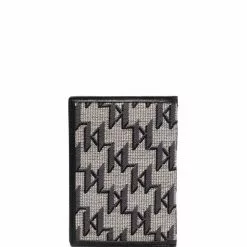 Karl Lagerfeld K/Monogram jacquard passport case