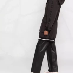 Karl Lagerfeld logo-tape hooded parka