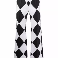 Karl Lagerfeld x Kenneth diamond-print trousers