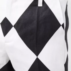 Karl Lagerfeld x Kenneth diamond-print trousers