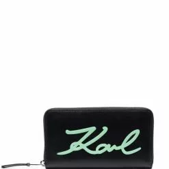 Karl Lagerfeld K/Signature zip wallet