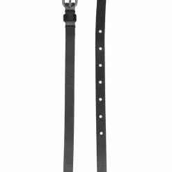 Karl Lagerfeld thin grained leather belt