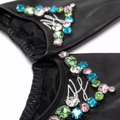Karl Lagerfeld K/Autograph Sparkle fingerless gloves