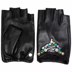 Karl Lagerfeld K/Autograph Sparkle fingerless gloves