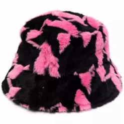 Karl Lagerfeld K/Monogram faux-fur bucket hat