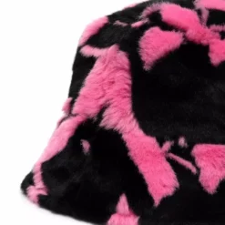 Karl Lagerfeld K/Monogram faux-fur bucket hat