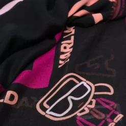 Karl Lagerfeld Ikonik Biarritz fringed scarf