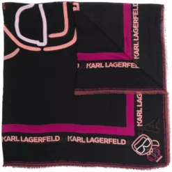 Karl Lagerfeld Ikonik Biarritz fringed scarf