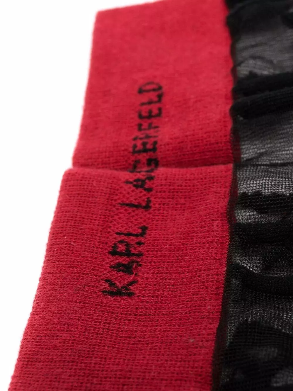 Karl Lagerfeld logo-print semi-sheer socks set of 2