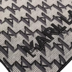 Karl Lagerfeld jacquard-monogram clutch bag