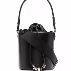 Karl Lagerfeld K/Charms leather bucket hat