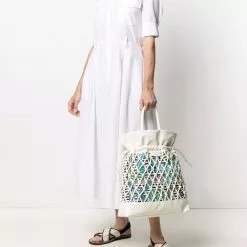 Karl Lagerfeld knotted hobo bag