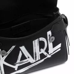 Karl Lagerfeld K/Ikon logo-painted tote bag