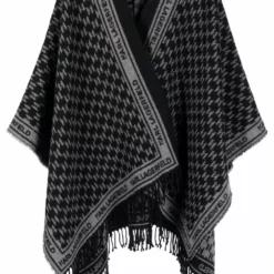 Karl Lagerfeld K/Monogram knit poncho